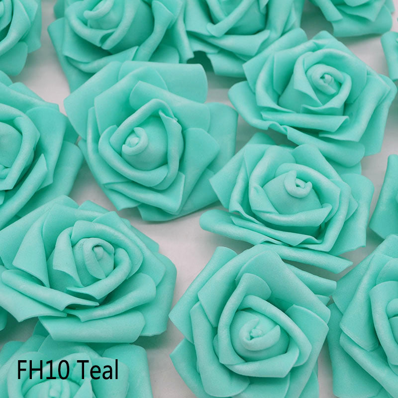 PE Foam Roses for Crafting, 7cm (Pack of 20) fh10 by HitMyNeed