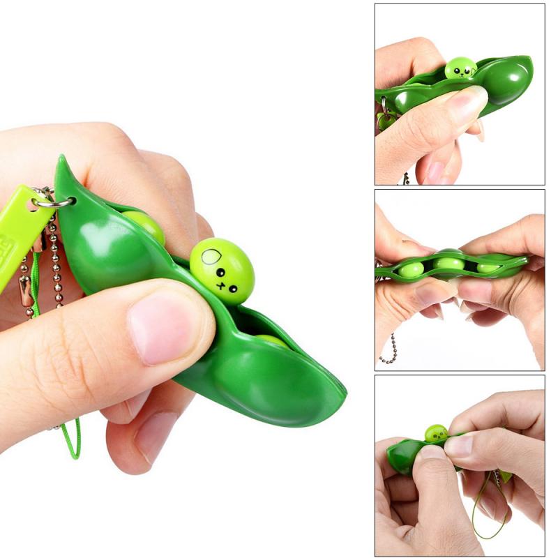 Pea Popper Fidget Toy Anti-Stress Keychain by HitMyNeed