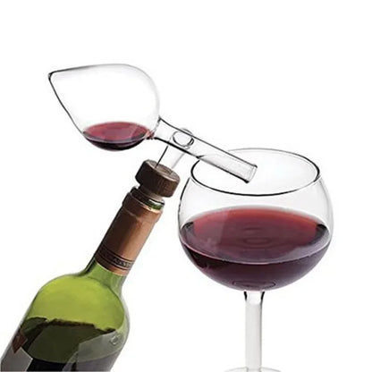 Peach Shaped Transparent Red Wine Aerator Pourer by HitMyNeed