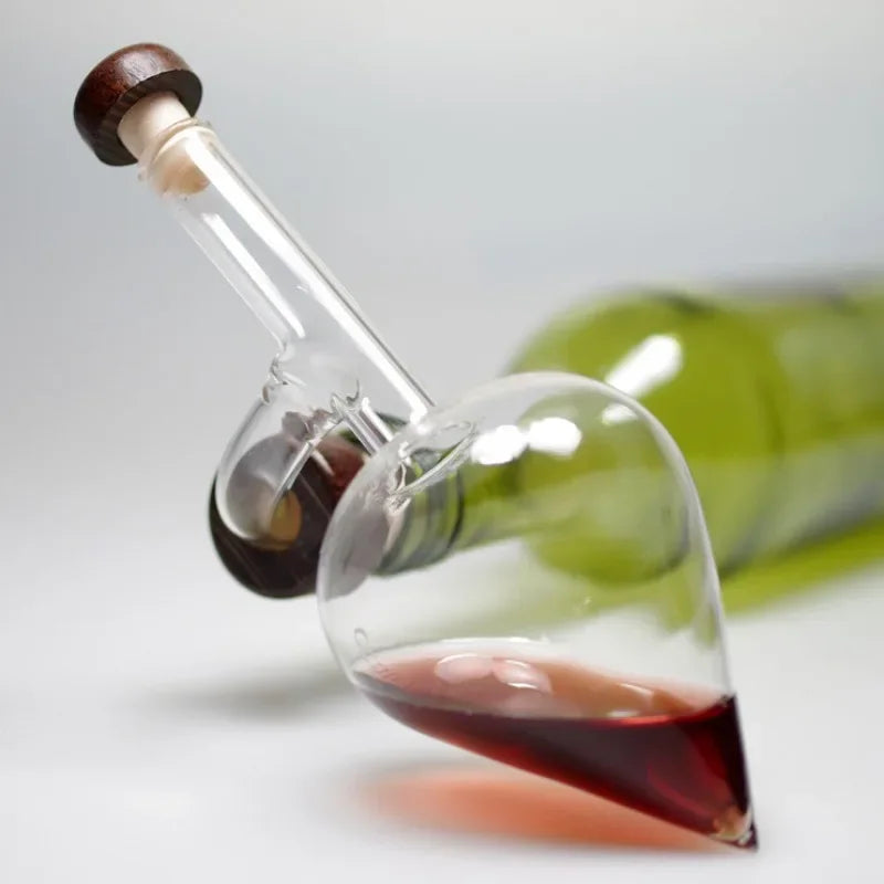 Peach Shaped Transparent Red Wine Aerator Pourer by HitMyNeed
