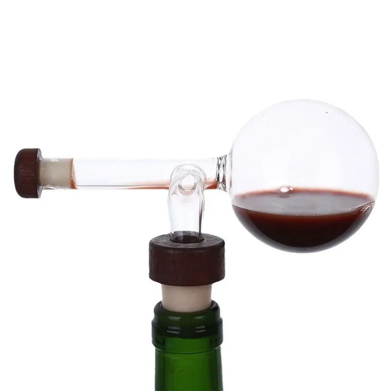 Peach Shaped Transparent Red Wine Aerator Pourer by HitMyNeed