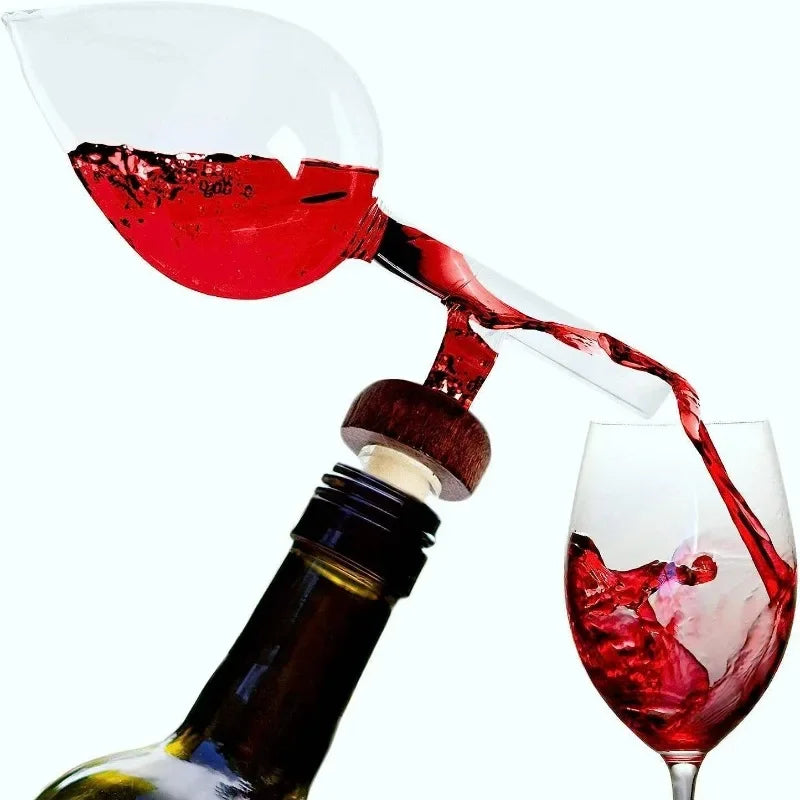Peach Shaped Transparent Red Wine Aerator Pourer by HitMyNeed