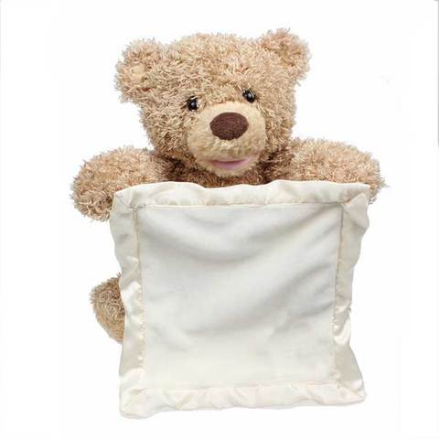 Peek a Boo Talking Bear Plush Toy by HitMyNeed