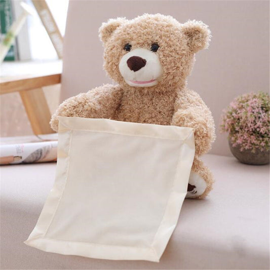 Peek A Boo Talking Teddy Bear Toy 30cm by HitMyNeed