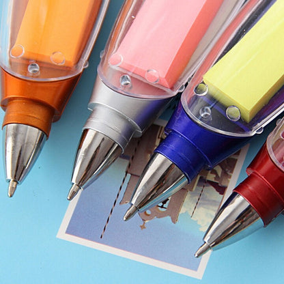 Pen Flashlight with Sticky Notes - Pack of 10 by HitMyNeed