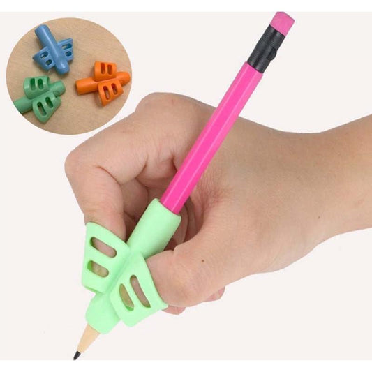 Pencil Grips for Kids 3-Pack - Writing Training Aids by HitMyNeed