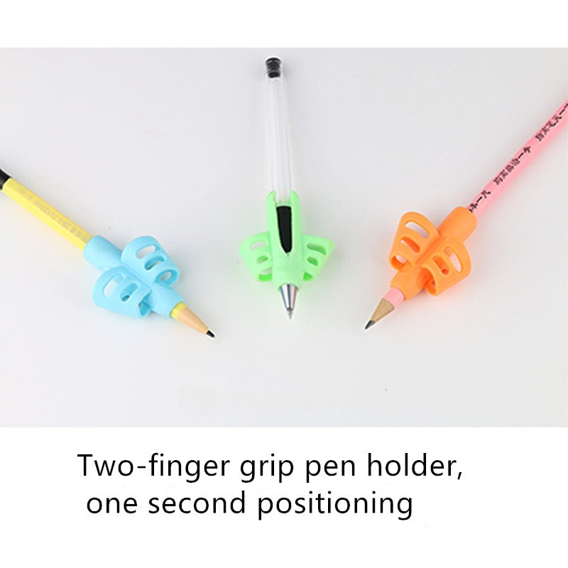 Pencil Grips for Kids 3-Pack - Writing Training Aids by HitMyNeed