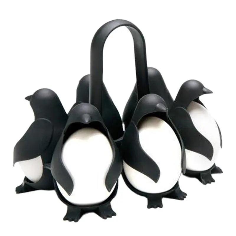 Penguin Egg Holder & Steamer with Fridge Organizer by HitMyNeed
