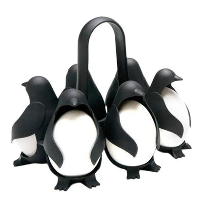 Penguin Egg Holder & Steamer with Fridge Organizer by HitMyNeed