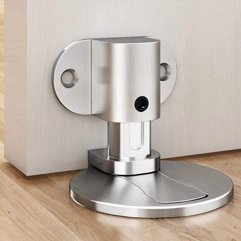 Perforation-Free Stainless Steel Magnetic Door Stop by HitMyNeed