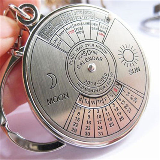 Perpetual 50-Year Calendar Keychain by HitMyNeed