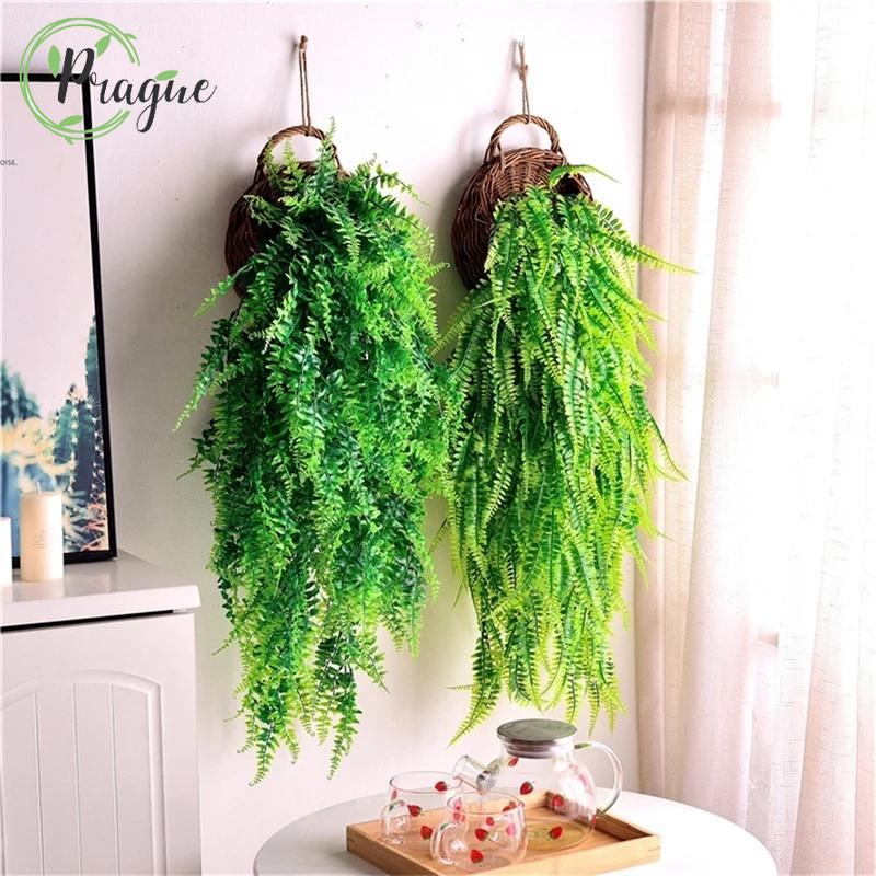 Persian Faux Fern Hanging Wall Plant Decor 90cm by HitMyNeed