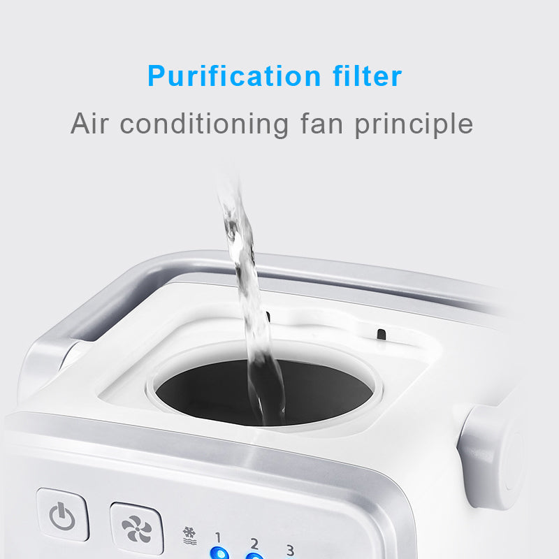 Personal Portable Air Cooler with USB Recharge by HitMyNeed