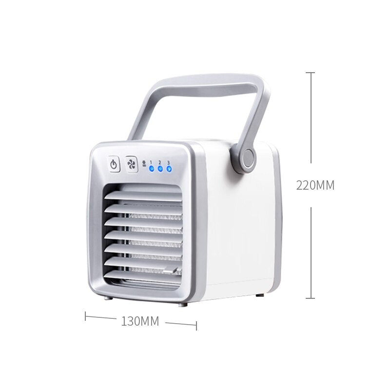 Personal Portable Air Cooler with USB Recharge by HitMyNeed