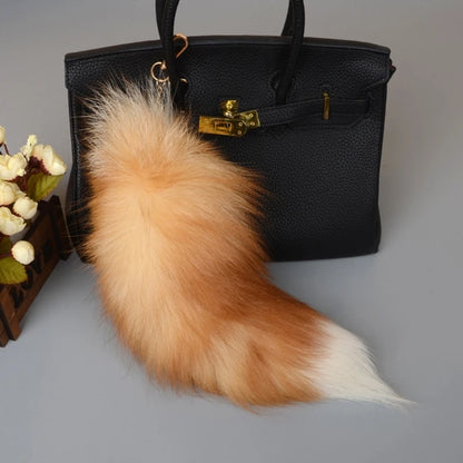 Personalized Animal Tail Fur Keychain Charm by HitMyNeed