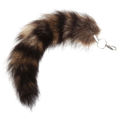 Personalized Animal Tail Fur Keychain Charm 32-5-36cm by HitMyNeed