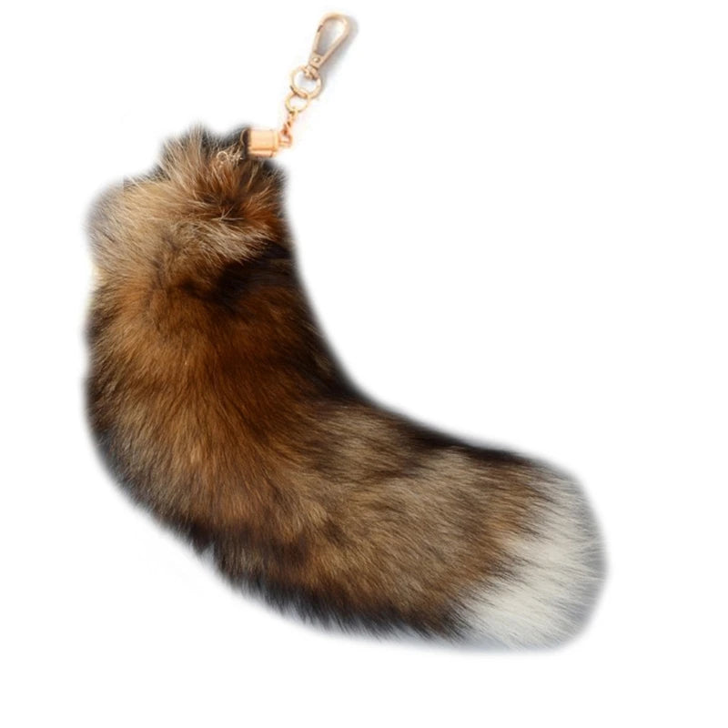 Personalized Animal Tail Fur Keychain Charm style-e-40cm by HitMyNeed