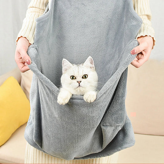 Pet Carrier Apron with Adjustable Drawstring by HitMyNeed