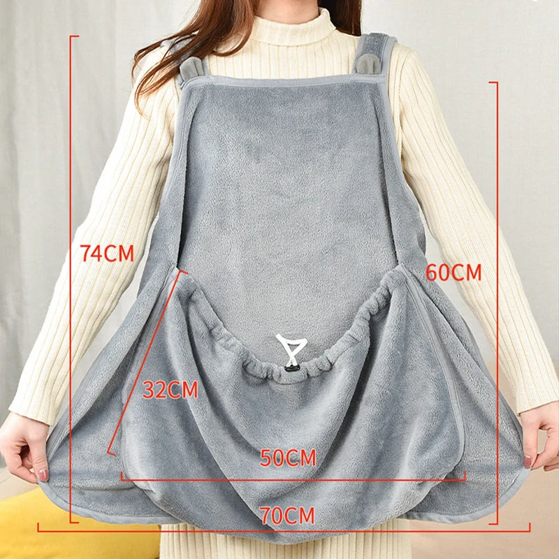 Pet Carrier Apron with Adjustable Drawstring by HitMyNeed