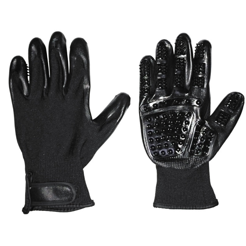 Pet Grooming and Deshedding Gloves (Pair) by HitMyNeed
