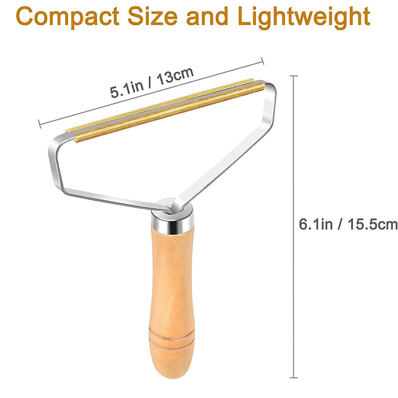 Pet Hair Carpet Scraper with Wooden Handle by HitMyNeed