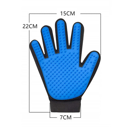 Pet Hair Grooming Glove with Silicone Bristles by HitMyNeed
