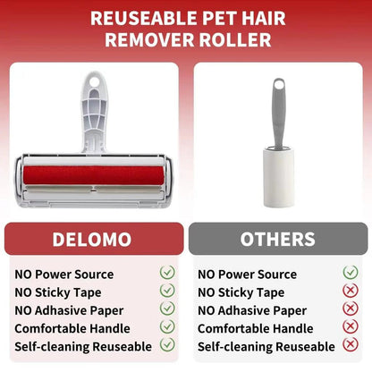 Pet Hair Remover Roller with Self-Cleaning Base by HitMyNeed
