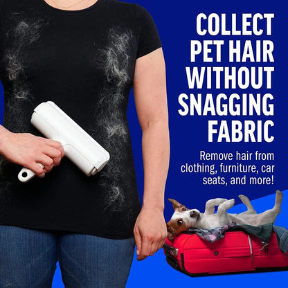 Pet Hair Remover Roller with Self-Cleaning Base by HitMyNeed