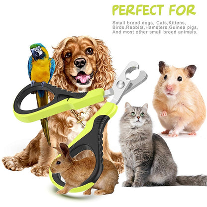 Pet Nail Clipper with Comfortable Non-Slip Grip by HitMyNeed