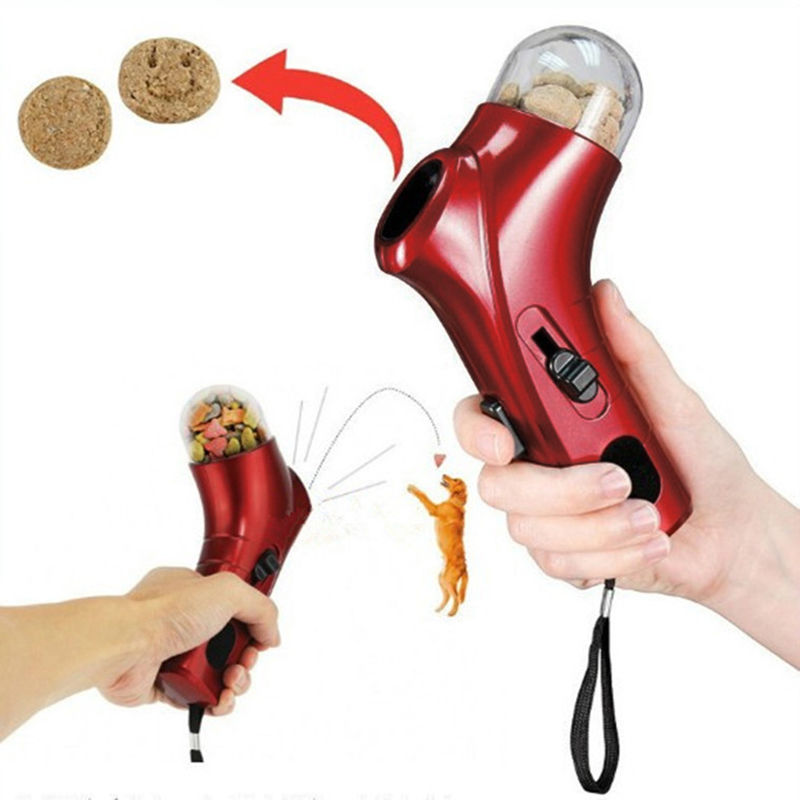 Pet Treat Launcher Food Thrower for Dogs & Cats by HitMyNeed