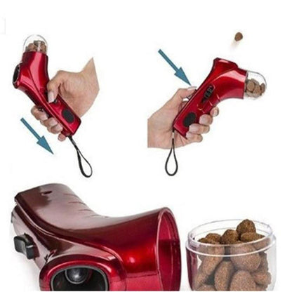 Pet Treat Launcher Food Thrower for Dogs & Cats by HitMyNeed