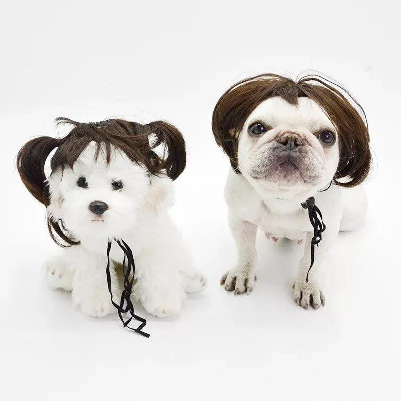Pet Wig Cosplay Costume for Dogs and Cats by HitMyNeed