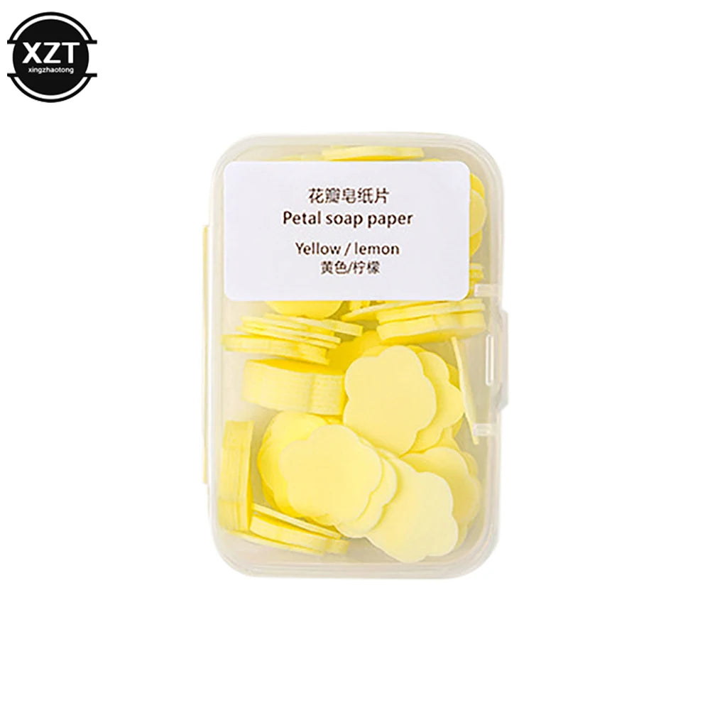 Petal Soap Papers with Travel Case lemon by HitMyNeed