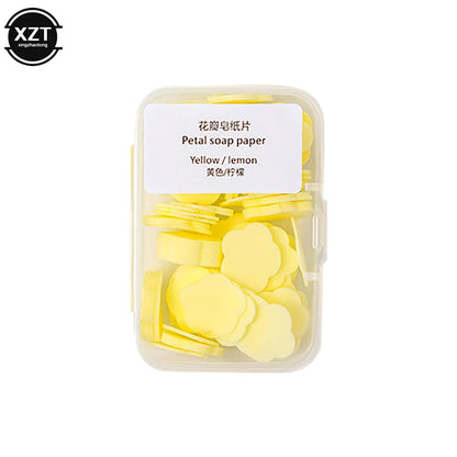 Petal Soap Papers with Travel Case lemon by HitMyNeed