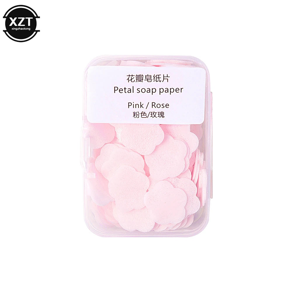 Petal Soap Papers with Travel Case rose by HitMyNeed