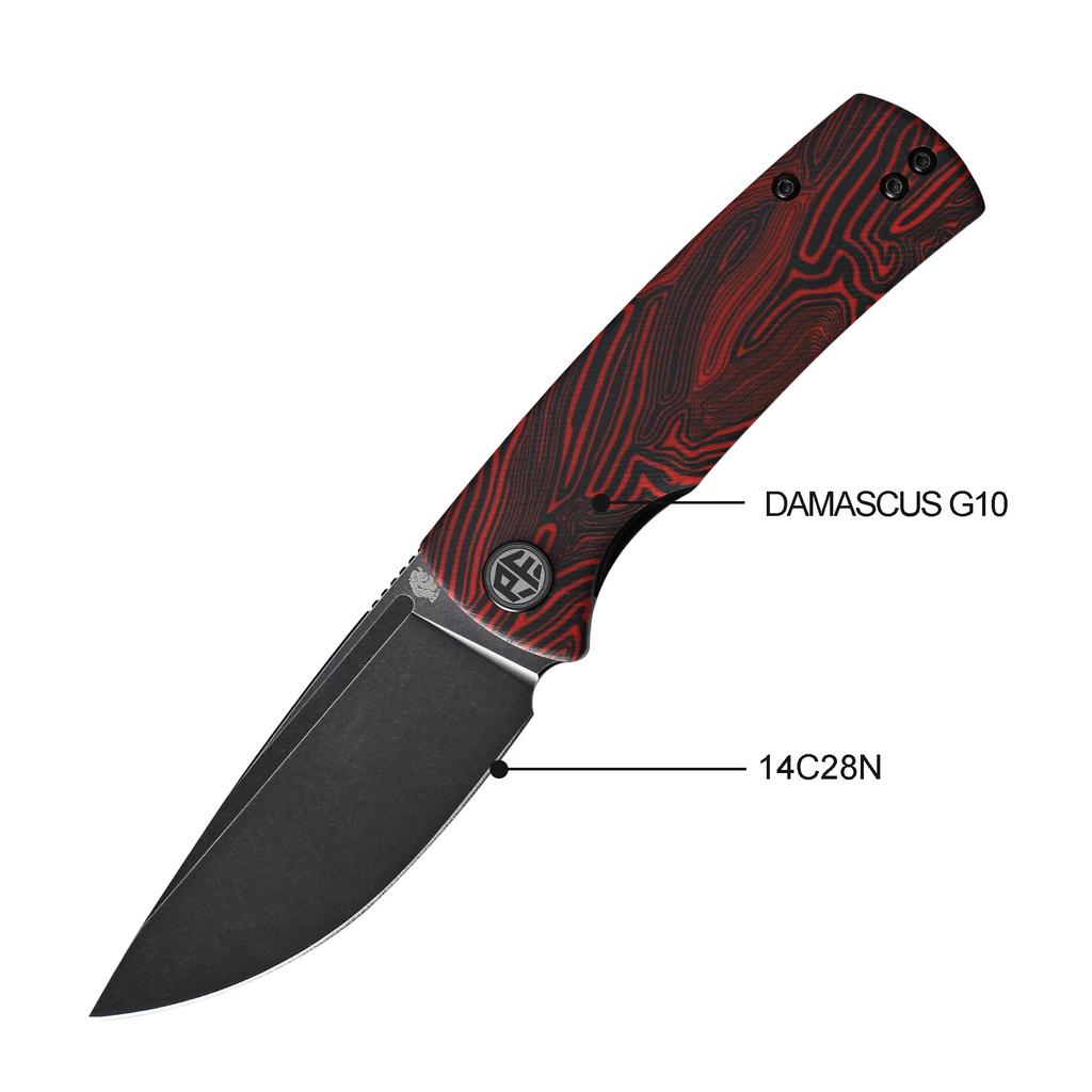 Petrified Fish Mini PFP01X 14C28N G10 Folding Knife pfp01xrdmw by HitMyNeed