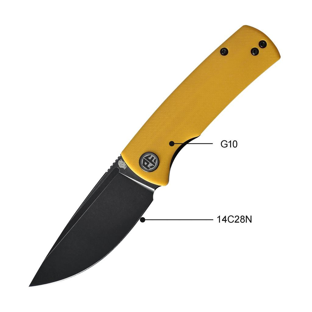Petrified Fish Mini PFP01X 14C28N G10 Folding Knife pfp01xyw by HitMyNeed