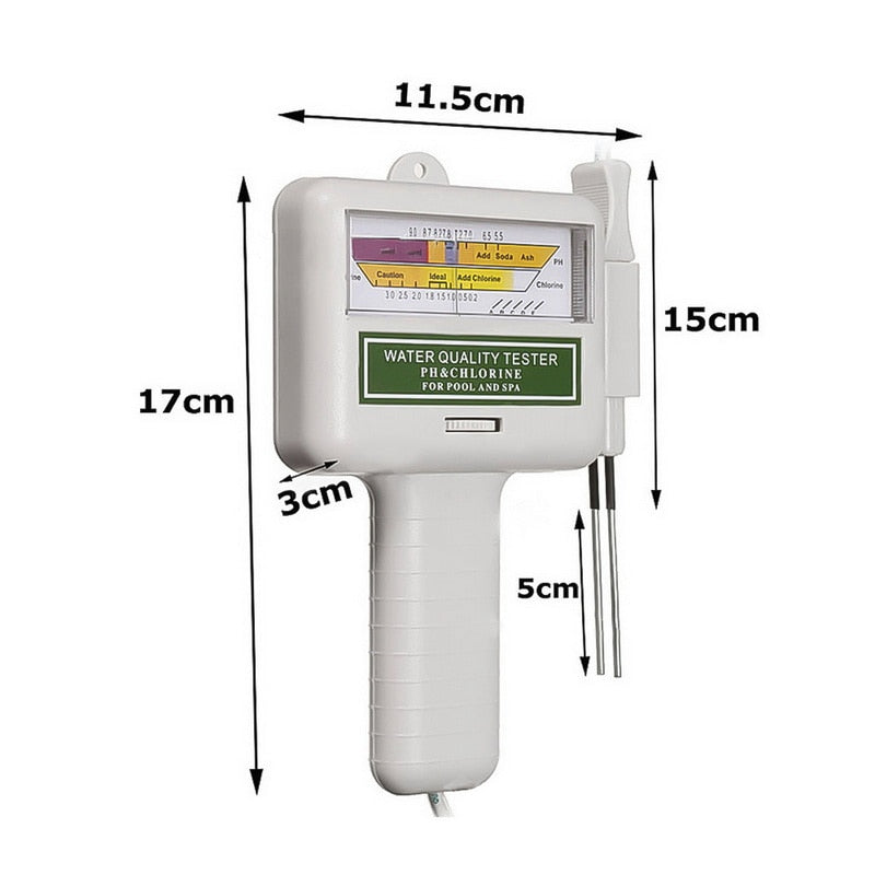 pH Water Tester and Chlorine Meter for Pools by HitMyNeed