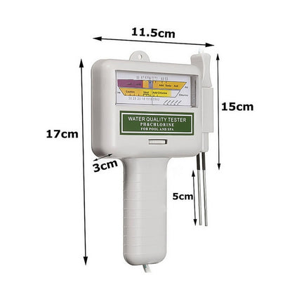 pH Water Tester and Chlorine Meter for Pools by HitMyNeed