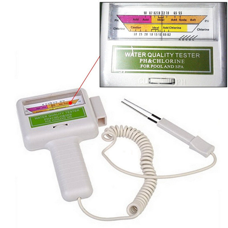 pH Water Tester and Chlorine Meter for Pools by HitMyNeed