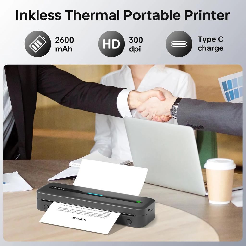 Phomemo M832 A4 Wireless Inkless Portable Printer by HitMyNeed