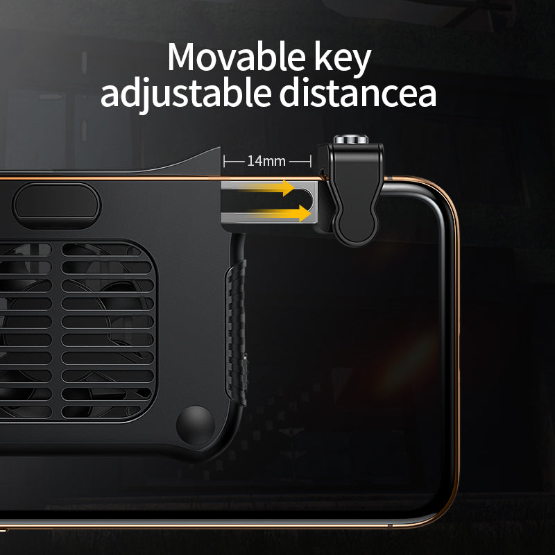 Phone Cooler Fan with Adjustable Game Triggers by HitMyNeed