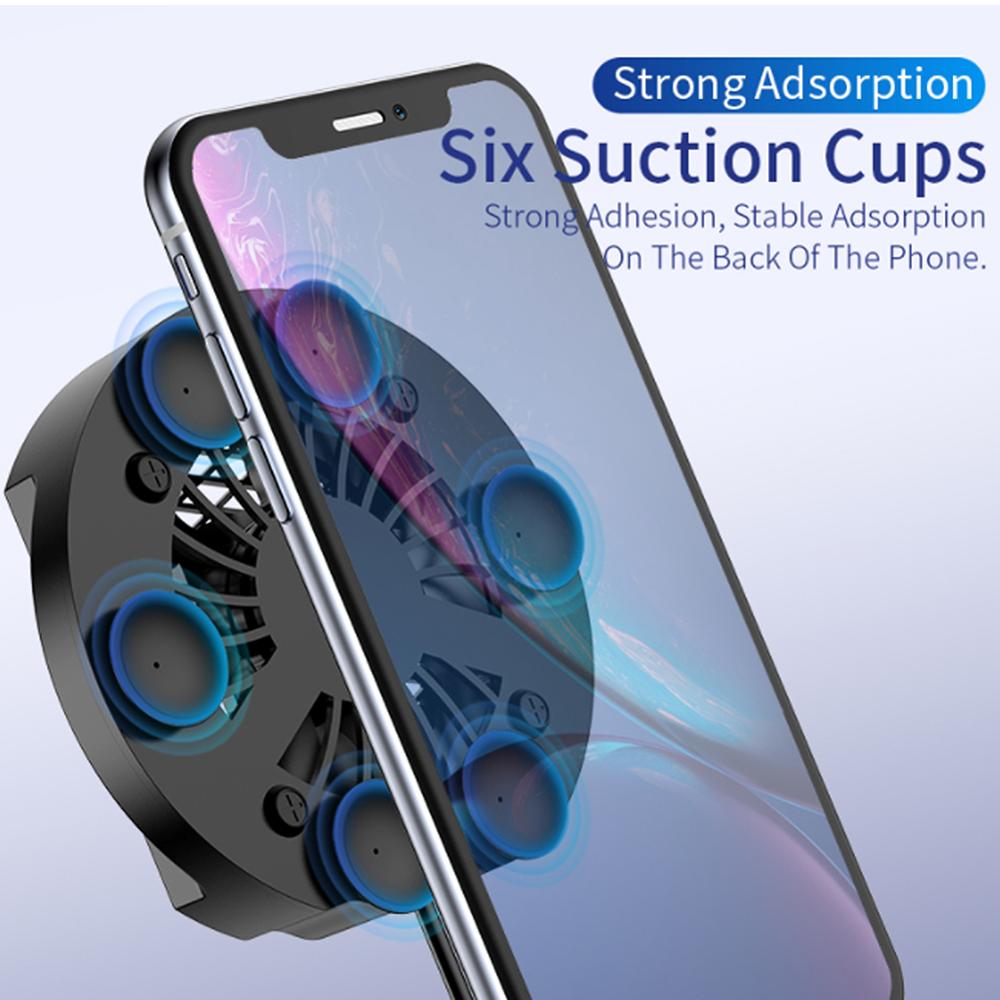 Phone Cooler Fan with Stand for Mobile Gaming by HitMyNeed