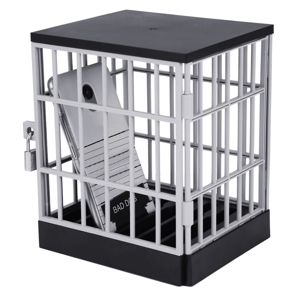 Phone Jail Lock Box with Key - 6-Slot Device Holder by HitMyNeed