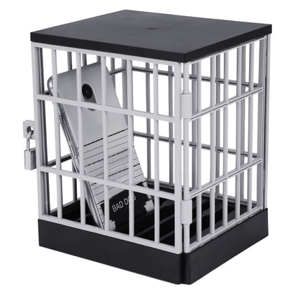Phone Jail Lock Box with Key - 6-Slot Device Holder by HitMyNeed