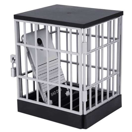 Phone Jail Lock Box with Key - 6-Slot Device Holder by HitMyNeed