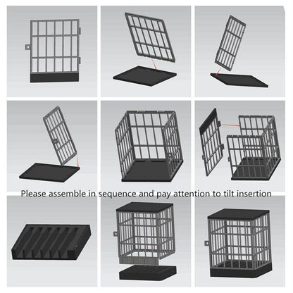 Phone Jail Lock Box with Key - 6-Slot Device Holder by HitMyNeed
