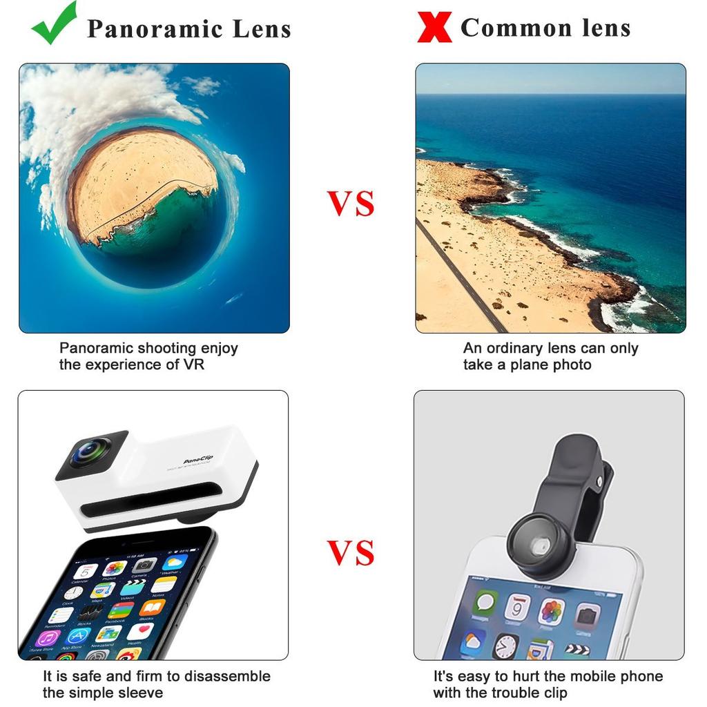 Photo 360 Panoramic Lens for Smartphones by HitMyNeed