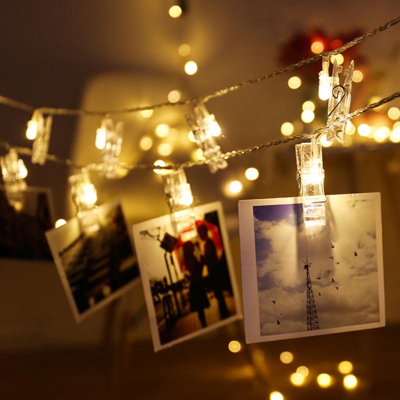 Photo Clip String Lights with 40 Warm LEDs, 5.2m by HitMyNeed