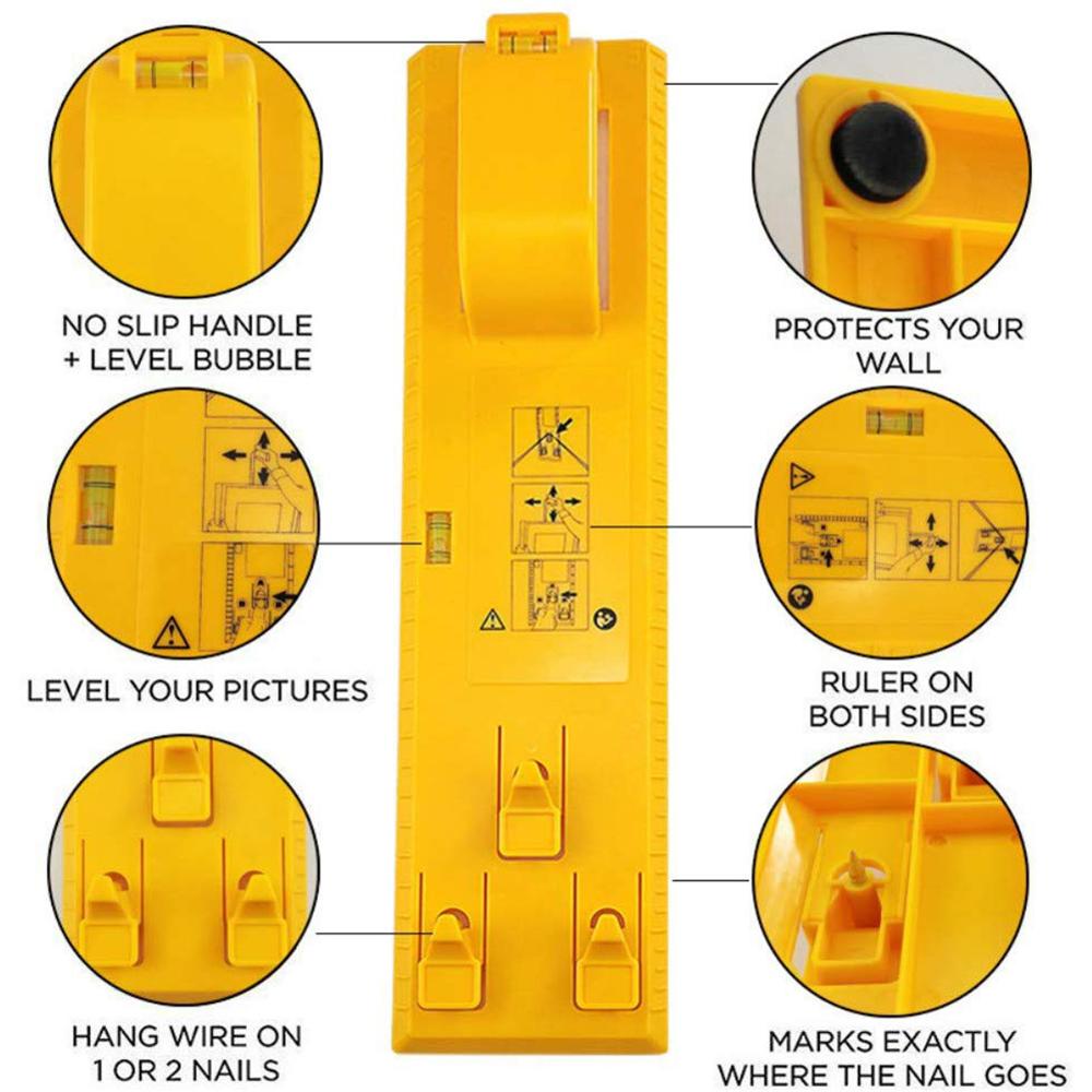 Photo Frame Hanging Tool with Built‑In Level by HitMyNeed